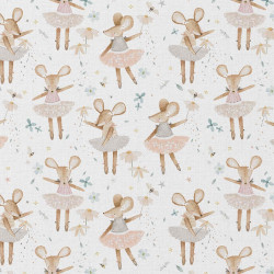 Printed Cotton AIZELLE White / Blue